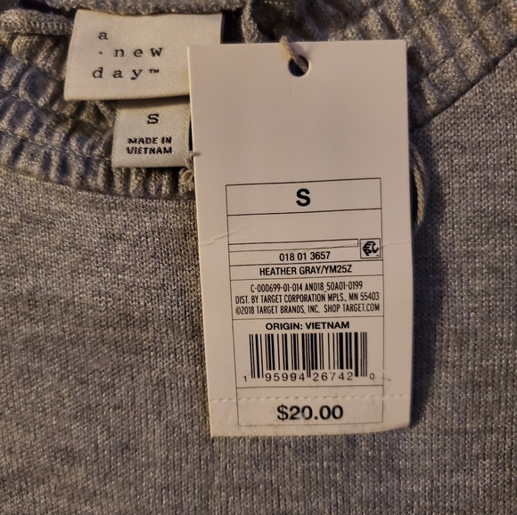 A New Day High neck Smocked Tshirt Green Size S - Picture 2 of 5